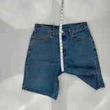 Levis Denim Shorts - 32W 10L Blue Denim