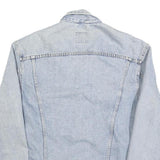 LEE Mens Blue Denim Cotton Jacket XL Woven Classic Button Closure Vintage