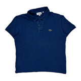 Lacoste Slim Fit Polo Shirt - Large Blue Cotton