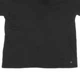 CALVIN KLEIN Mens Black V Neck T-Shirt XL Cotton Blend Casual Modern