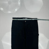 Carhartt Double Knee Carpenter Trousers - 36W 34L Black Cotton