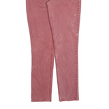 LEVI'S 524 Womens Jeans Pink Regular Skinny Denim W32 L32 Classic Zip Cotton