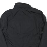 TOMMY HILFIGER Mens Black Classic Jacket M Polyester Blend Zip Plain Smart