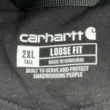 Carhartt Tall Hoodie - 2XL Black Cotton
