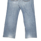 CARHARTT Mens Jeans Blue Regular Straight Denim Light W32 L28 Zip Cotton Blend