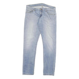 CARHARTT Mens Jeans Blue Slim Skinny Denim Light W34 L34 Casual Zip Cotton Blend