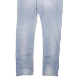 CARHARTT Mens Jeans Blue Slim Skinny Denim Light W34 L34 Casual Zip Cotton Blend