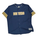 Brewers Majestic Mlb Jersey - 2XL Gold Polyester