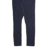 CALVIN KLEIN JEANS Womens Slim Dark Blue Denim Jeans Zip W26 L27 Stylish Cotton