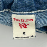 Age 5 True Religion Denim Shorts - X-Smallw 5L Blue Denim