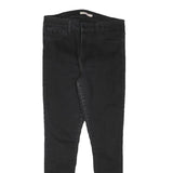 LEVI'S Womens Jeans Black Slim Skinny Denim W30 L28 Zip Cotton Blend