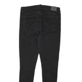 LEVI'S Womens Jeans Black Slim Skinny Denim W30 L28 Zip Cotton Blend