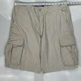 Tommy Hilfiger Cargo Shorts - 34W 10L Beige Cotton