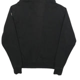 JUVENTUS Mens Black Football Club Full Zip Hoodie L Cotton Blend