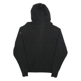 JUVENTUS Mens Black Football Club Full Zip Hoodie L Cotton Blend