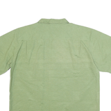 GORDON CLOTHING Mens Green L Shirt Cotton Blend Short Sleeve Casual Relaxed Fit
