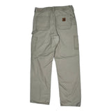 Carhartt Carpenter Trousers - 31W 32L Beige Cotton
