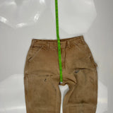 Carhartt Double Knee Carpenter Trousers - 31W 31L Brown Cotton