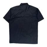 Dickies Short Sleeve Shirt - Large Black Polyester Blend