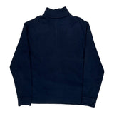 Polo By Ralph Lauren 1/4 Zip - Large Navy Cotton