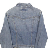 LEVI'S Womens Blue Denim Button Jacket S Cotton Classic Casual Retro