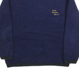 ROCKY MOUNTAIN BAG Womens Navy Patterned Jumper Round Neck Basic Knit L