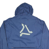 USA GARRY SPORT Mens Blue Jacket XL Polyester Blend Plain Zip Hooded Casual