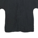 SERGIO CASSINI Womens Black Silk Shift Dress Short Sleeve UK S Elegant