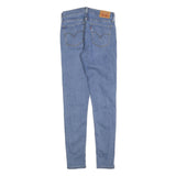 LEVI'S 710 Womens Jeans Blue Slim Skinny Denim Light W28 L30 Stretch Cotton