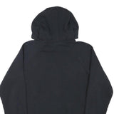 UNDER ARMOUR Mens Black Hoodie M Cotton Blend Pullover Lightweight Casual