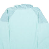 HIBERNIA Womens Light Blue Zip Jacket XL Woven Geometric Pattern Lightweight