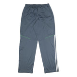 ADIDAS Mens Joggers Blue White Green M W28 L30 Polyester Sportswear