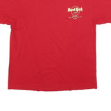 HARD ROCK CAFE Mens Red Year Of Rooster Cotton Blend XL Short Sleeve Crew Neck