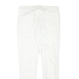 GUESS Mens Slim White Jeans Cotton Blend W33 L30 Zip Closed Casual Wear