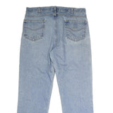 CARHARTT Mens Jeans Blue Regular Straight Denim Medium W38 L31 Button Closure