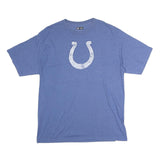 NFL Mens Blue NFL Logo T-Shirt XL Short Sleeve Crew Neck Cotton Casual