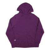 CHAMPION Womens Purple Pullover Hoodie M Cotton Blend Comfortable Casual