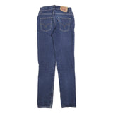 LEVI'S 512 Tapered Girls Jeans Blue Slim Denim W25 L30 Stylish Cotton Blend Zip