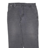 CARHARTT Mens Regular Grey Denim Regular Fit W40 L34 Workwear Zip Closure