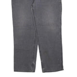 CARHARTT Mens Regular Grey Denim Regular Fit W40 L34 Workwear Zip Closure