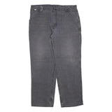CARHARTT Mens Regular Grey Denim Regular Fit W40 L34 Workwear Zip Closure