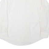TIP TOP Mens White Shirt L Cotton Blend Button Collar Classic Style