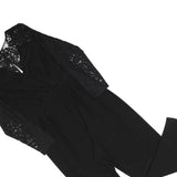 MONSOON Womens Black Lace Sleeve Playsuit UK 18 Polyester Blend Stylish