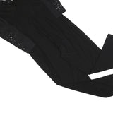 MONSOON Womens Black Lace Sleeve Playsuit UK 18 Polyester Blend Stylish