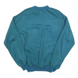 Womens Blue Sweatshirt Run In The Nature Green Maraton Crew Neck M Retro Graphic