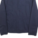 MCGREGOR Mens Navy Blue Cotton Blend Jacket L Zip Chest Pockets Casual Outerwear