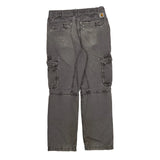 Carhartt Cargo Trousers - 32W 32L Grey Cotton