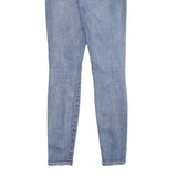 GAP Womens Jeans Blue Slim Skinny Denim Light W25 L34 Stretch Cotton Blend
