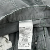 Carhartt Carpenter Trousers - 34W 32L Grey Cotton