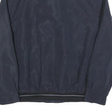CHARLES VOGELE Mens Navy Blue Casual Jacket L Polyester Zip Plain Lightweight